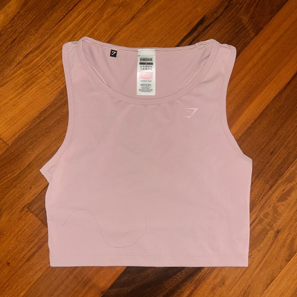 Gymshark Light Pink Crop Top